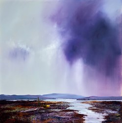 Lakeland Views by Barry Hilton - Original Painting on Stretched Canvas sized 32x32 inches. Available from Whitewall Galleries